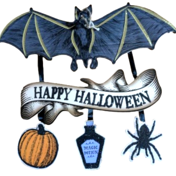 Halloween Halloween Spooky Bat Wal Decor - Picture 1 of 4